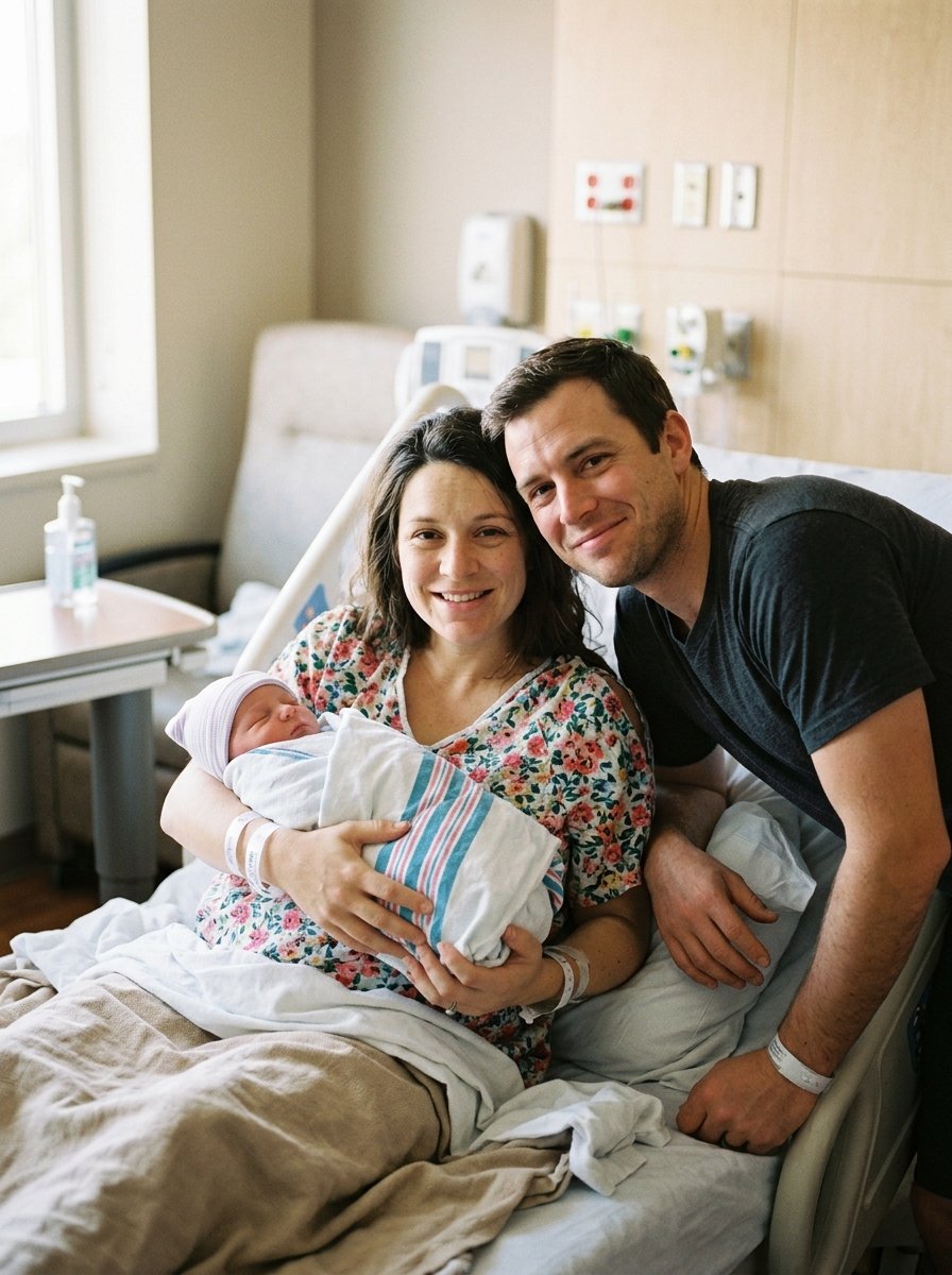 After 14 Hours of Labor, I Was Still Holding Our Newborn When My Husband Stood Up, Kissed My Forehead, and Whispered Five Words That Made My Blood Run Cold